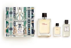 HERMÈS Terre D’Hermès Christmas -Parfum Luxe Soldes hermes terre dhermes christmas coffret cadeau iii pour homme 1