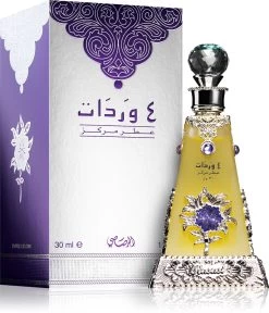 Rasasi Arba Wardat -Parfum Luxe Soldes rasasi arba wardat huile parfumee mixte 1